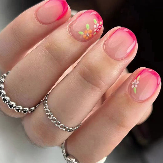 Uñas Postizas Francesas Mariposa Púrpura con Borde Negro - Stickers de Uñas Premium - Image 14