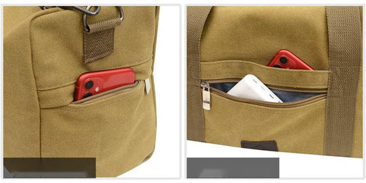Bolsa de Viaje Canvas para Hombre - Duffel Resistente - Image 10