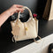 Bolsa Mensajera de Moda Estilo Bucket - Portátil y Versátil