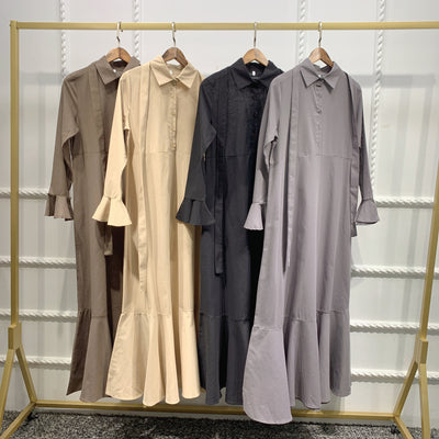 Vestido Robe Dubai con Mangas Acampanadas - Image 8