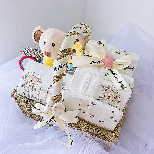 Conjunto de Ropa para Bebé Niño Otoño-Invierno en Caja Regalo