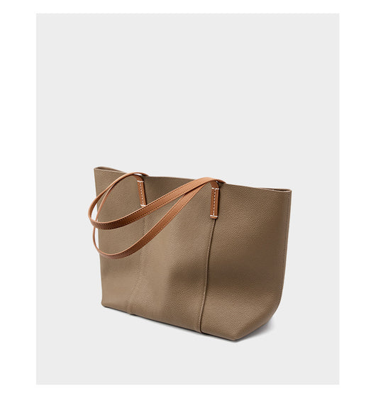 Bolso Tote de Cuero Genuino Hecho a Mano - Bolsa Portátil para Mujer - Image 26