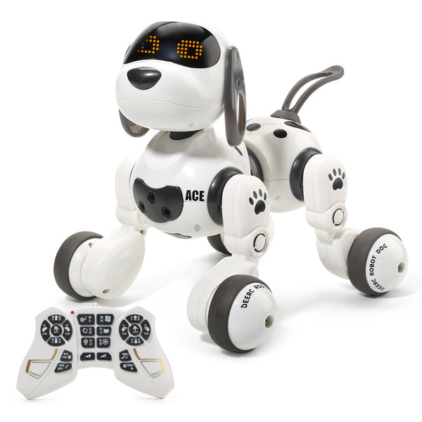 Perro Robot Inteligente con Control Remoto, Caminata Automática y Música