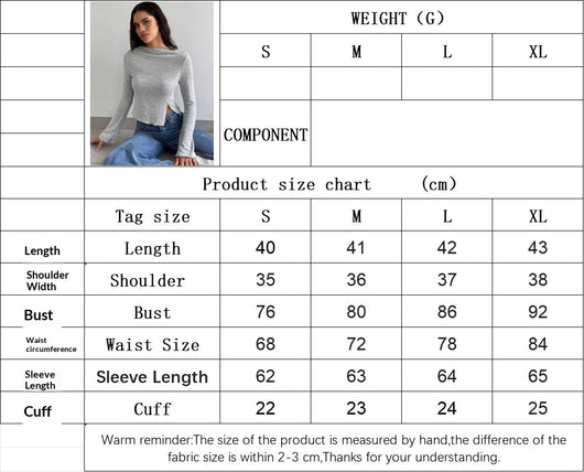Blusa Base Minimalista de Manga Larga para Mujer - Estilo Sofisticado Rejuvenecedor - Image 7