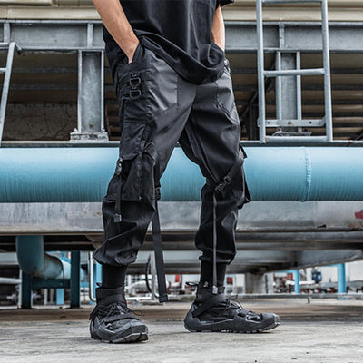 Pantalones de Trabajo Casual con Múltiples Bolsillos y Cordón Ajustable - Image 4