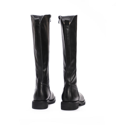 Botas Largas de Cuero Genuino Estilo Británico Retro - Image 19
