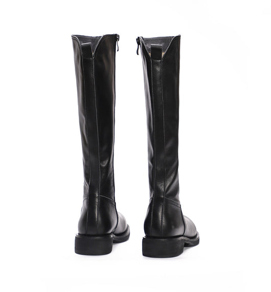 Botas Largas de Cuero Genuino Estilo Británico Retro - Image 19