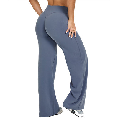 Pantalones Yoga Rectos Moldeadores Cadera Melocotón - Image 5