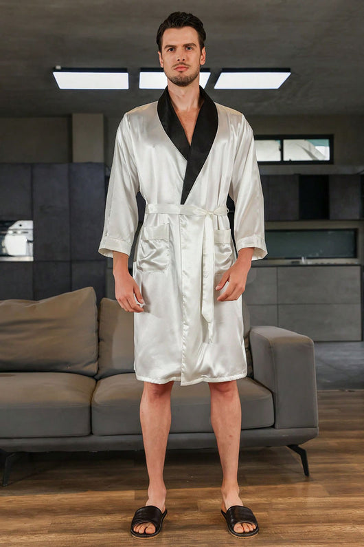 Bata de Seda para Hombre - Cómoda y Elegante para Verano - Image 22
