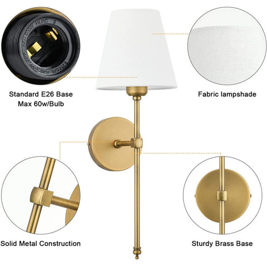 Lámpara de Pared Moderna Nórdica para Dormitorio y Sala de Estar - Image 21