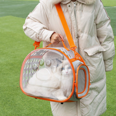 Mochila Transportadora Transparente Tipo Cápsula Espacial para Mascotas - Image 14