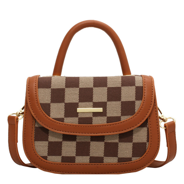 Bolso Diario para Mujer con Estampado Cuadros - Diseño Versátil y Funcional
