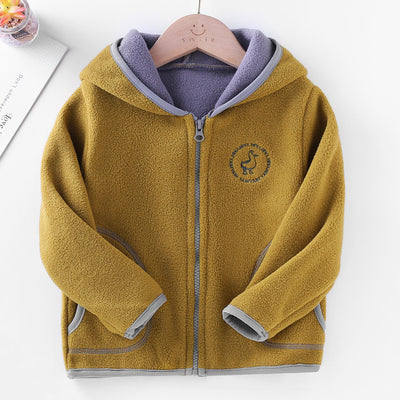 Conjunto Infantil Cardigan Polar con Capucha - Image 11