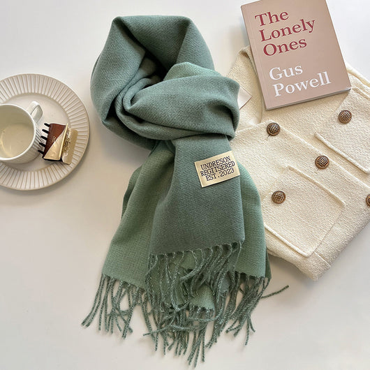 Bufanda de Cachemira para Mujer - Combinación de Colores Otoño Invierno - Image 21