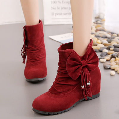 Botines Cortos para Mujer con Detalle de Lazo Interno - Image 2