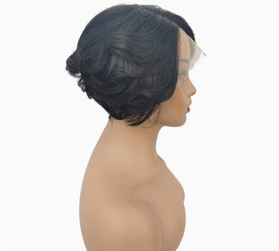 Peluca de Cabello Natural con Encaje Frontal para Mujeres - Image 10