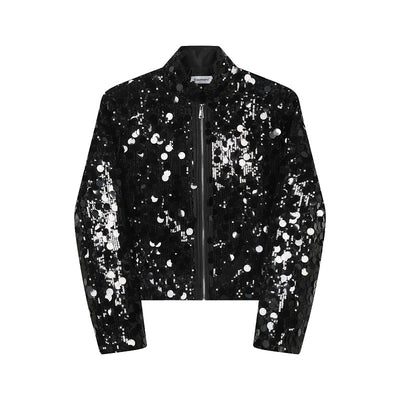 Conjunto de Traje Brillante para Hombre - Chaqueta y Pantalón Estilo Discoteca - Image 4
