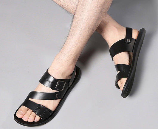 Sandalias Hombre Cómodas Barefoot con Hebilla Ajustable - Image 12
