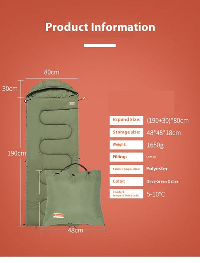 Saco de Dormir Térmico Ultraligero Portátil para Camping - Image 9