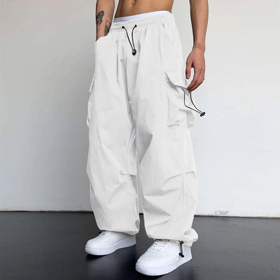 Pantalón Overol Hombre Nylon Secado Rápido Cintura Alta Pierna Ancha - Image 10