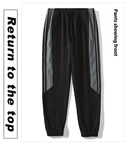 Conjunto Deportivo Casual de 2 Piezas con Cuello Mao para Hombre - Image 20