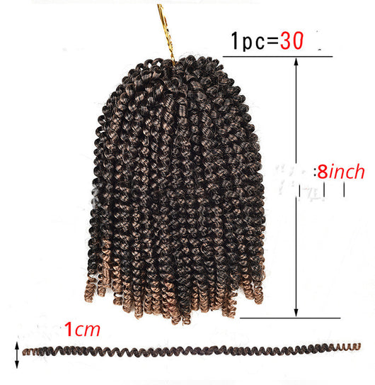 Peluca de Fibra Química con Rizos Compactos - Image 9