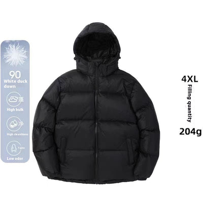 Abrigo de Plumón de Pato Blanco Premium para Parejas Invierno - Image 5