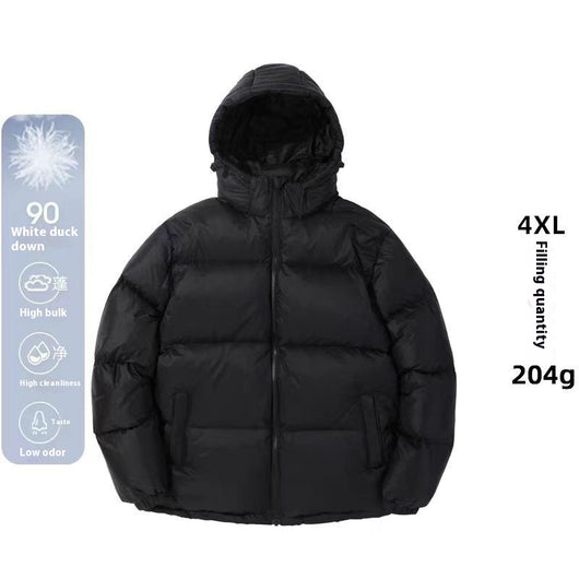 Abrigo de Plumón de Pato Blanco Premium para Parejas Invierno - Image 5