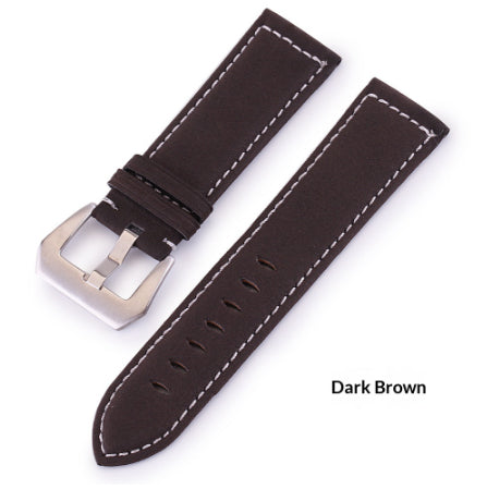 Correa de Reloj en Cuero Gamuza Premium Costura Artesanal Gruesa - Image 8
