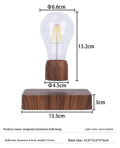 Lámpara de Escritorio con Bombilla Flotante Magnética - Luz Nocturna Decorativa - Image 9