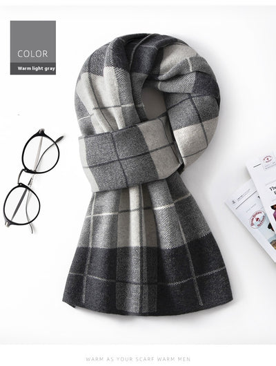 Bufanda Cuadros para Hombre Reversible - Abrigo Invierno Doble Cara - Image 38