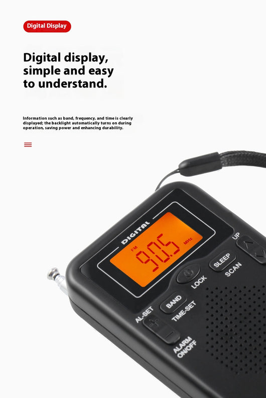 Radio Portátil FM/AM de Bolsillo con Control Estéreo - Image 11