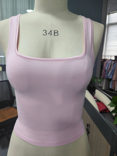 Camiseta Deportiva Acanalada con Tirantes Elásticos - Image 28