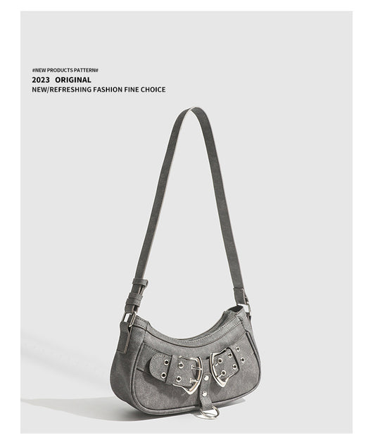 Bolsa de Moda Axilar Estilo Cool Girl Americano - Image 12