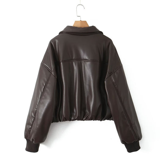 Chaqueta de Cuero PU para Motociclista Estilo Pan - Image 18