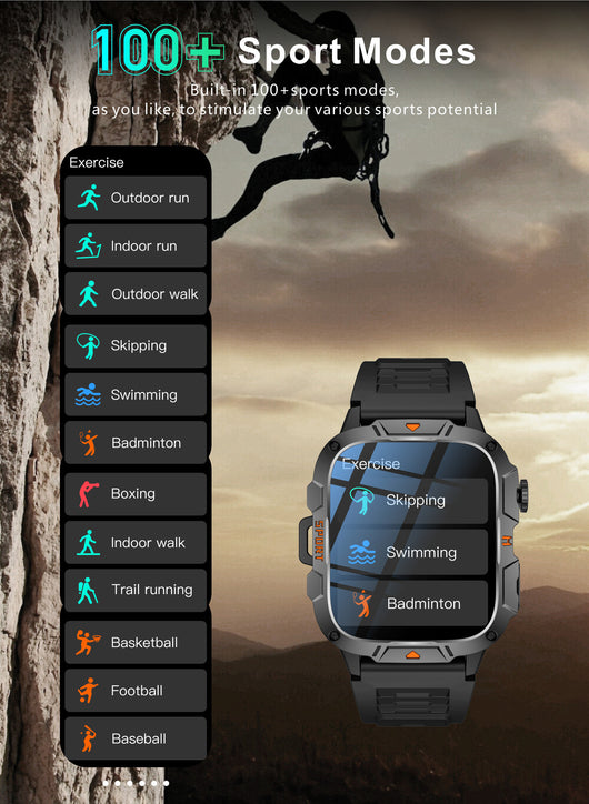 Reloj Inteligente Deportivo con Pantalla Grande y Monitor de Frecuencia Cardíaca - Image 13