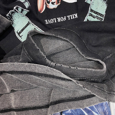 Remera Retro Urbana con Estampado de Serpiente - Estilo Callejero Europeo y Americano - Image 4