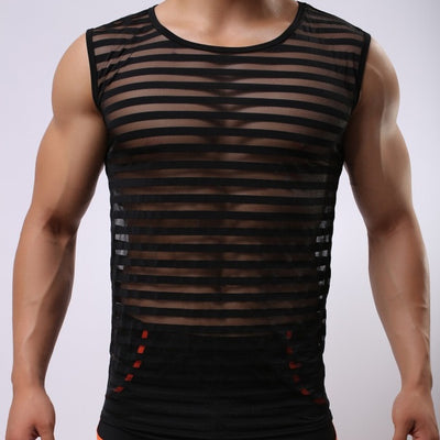 Chaleco Deportivo Elástico de Cuello Redondo con Tirantes