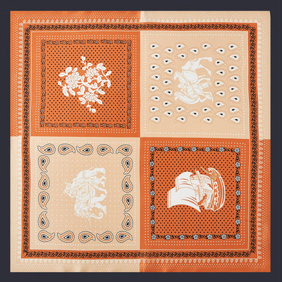 Pañuelos de Seda Sintética Estampados - Image 72