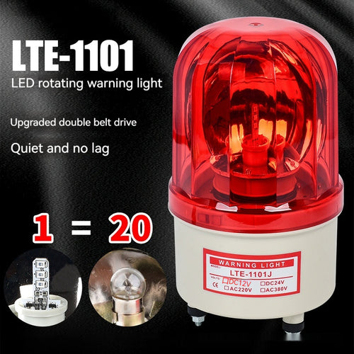 Alarma Rotativa de Luz y Sonido LTE-1101J