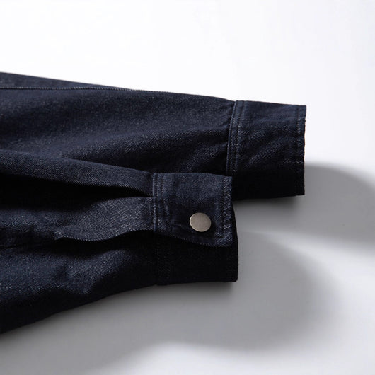 Chaqueta Denim Vintage con Capucha y Cierre para Hombre y Mujer - Estilo Casual Deslavado - Image 5