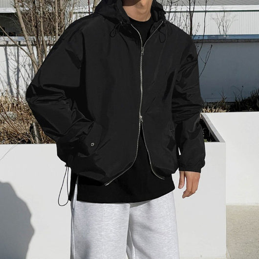 Chamarra Deportiva Hombre Otoño Estilo Coreano Suelta Casual Workwear - Image 5