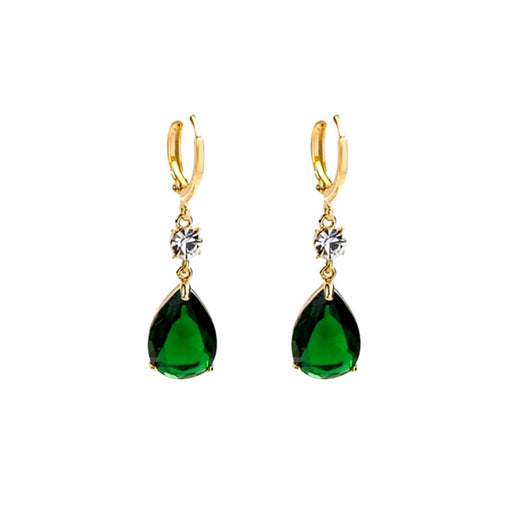 Aretes de Esmeralda Gota - Elegancia Versátil - Image 10