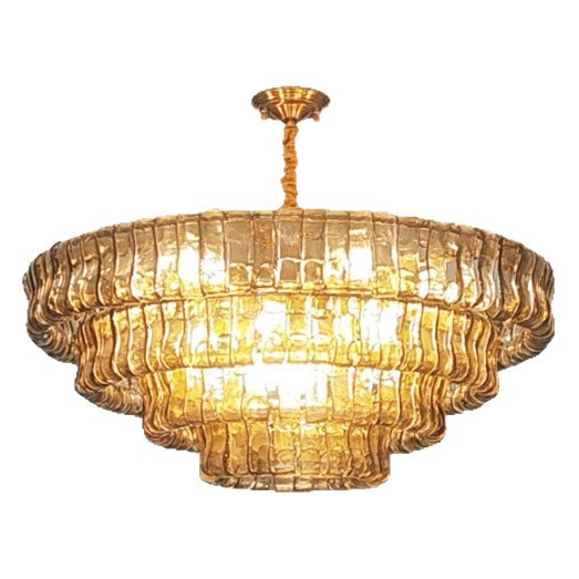 Luminaria de Sala Moderna Estilo Francés con Cristal - Diseño Mid-Century - Image 5