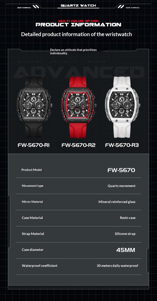 Reloj Multifunción Mark Fairwhale para Hombre - Image 13