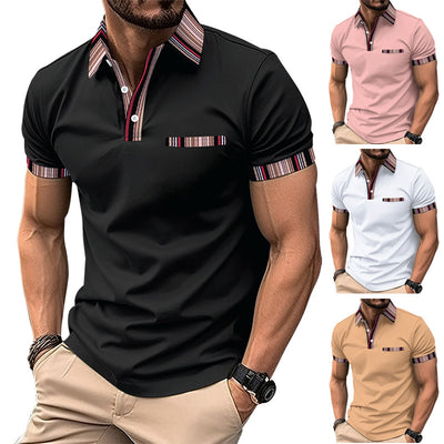 Playera Casual para Hombre con Cuello Estampado - Image 17