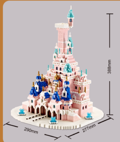 Castillo de Cuento de Hadas - Bloques de Construcción Diamante Pequeño Armable - Image 2