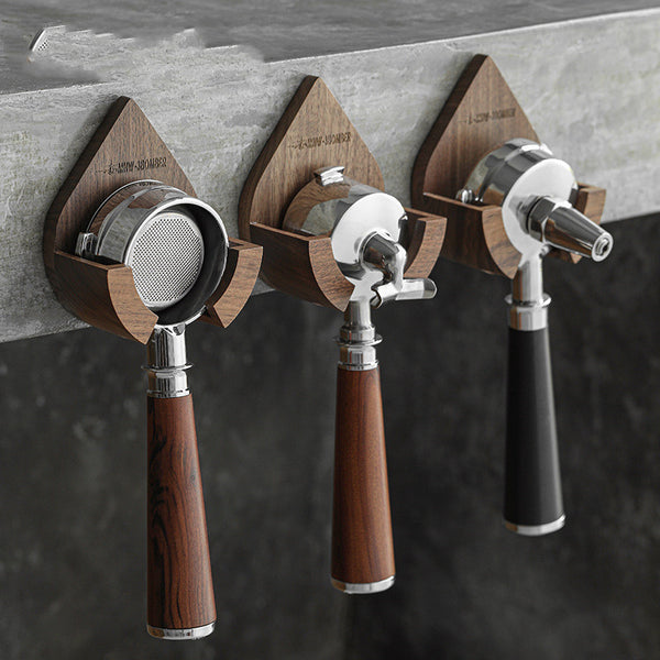 Organizador de Mangueras para Máquina Espresso en Madera Maciza