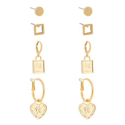 Conjunto de 4 Piezas Colgante de Amor con Retrato y Diseño Personalizado - Image 7
