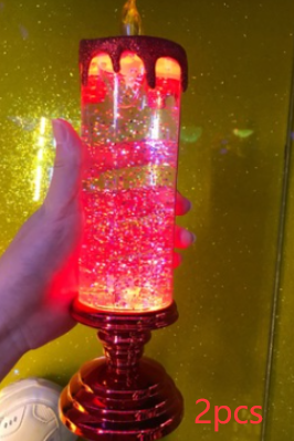 Vela LED Recargable con Cambio de Color y Brillo Glitter - Decoración Resistente al Agua - Image 19